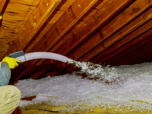 Attic insulation services in Dayton, OH